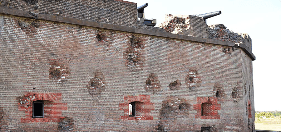 Fort Pulaski Cannon Wall